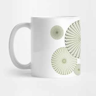 Sea Urchin | Kina | Abstract | Patterns in Nature | Sea Shells | Seashells | Sage Green | Mug